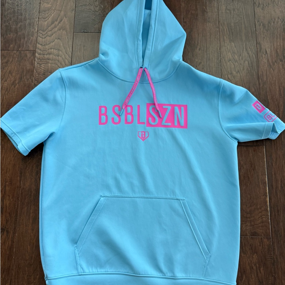 BSBL-SZN Short Sleeve Hoodie V3
Cotton Candy Blue Baseball Lifestyle 101
